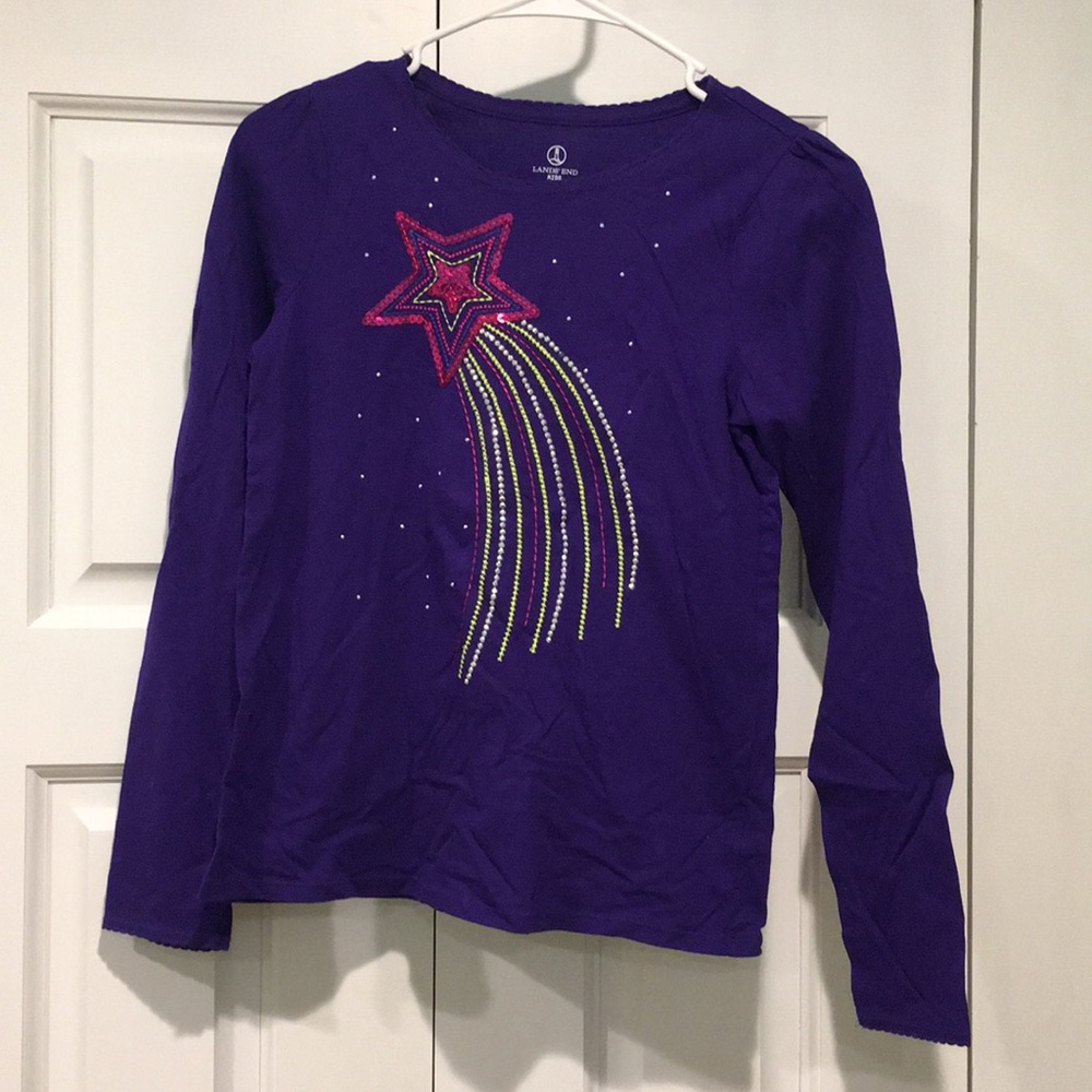 Girls lands end long sleeve tee